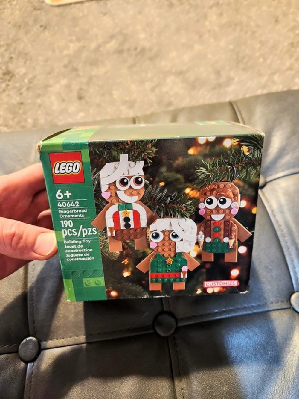 New LEGO Gingerbread Ornaments 40642 Building Set